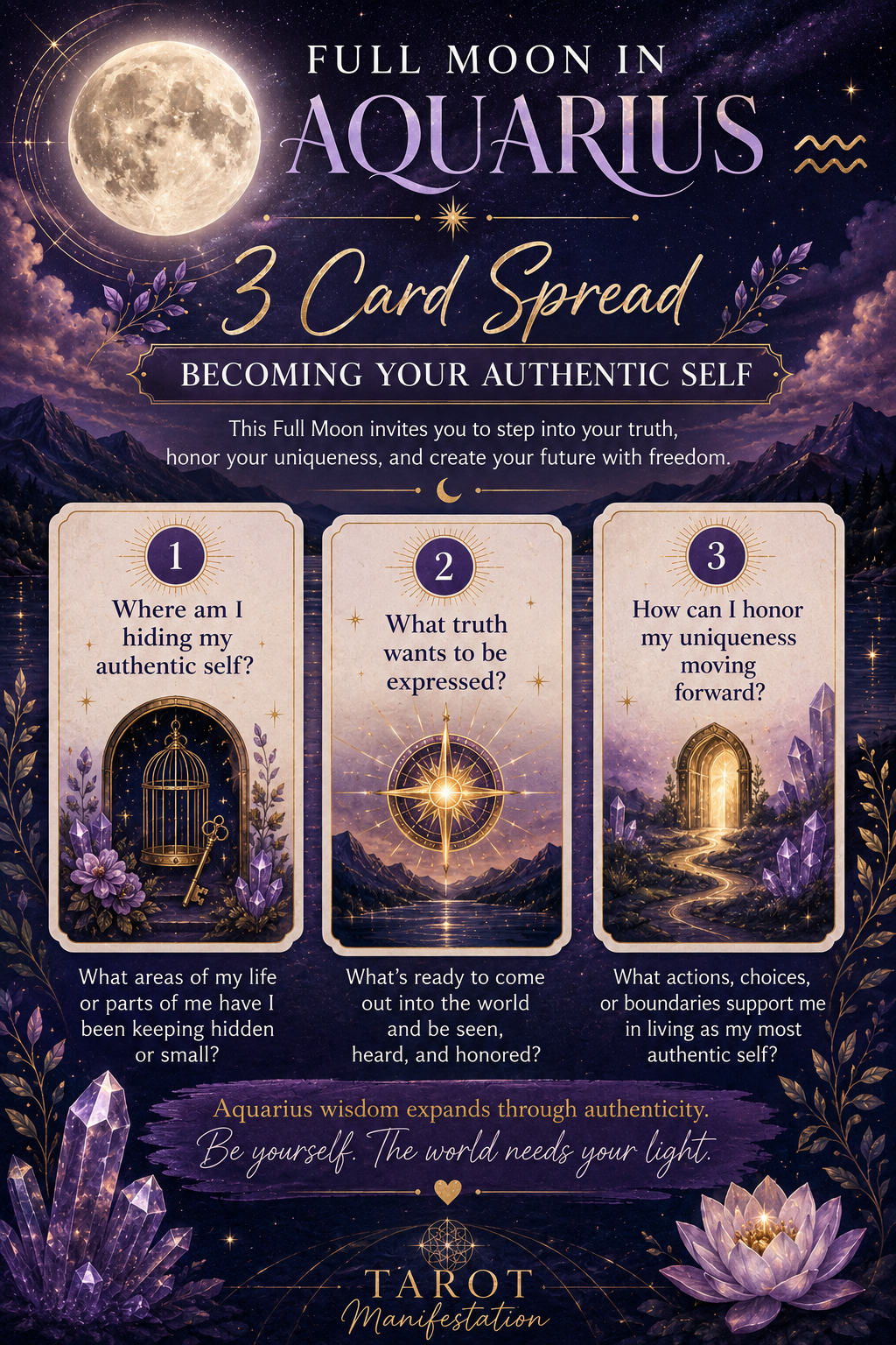 full-moon-aquarius-authentic-self-spread